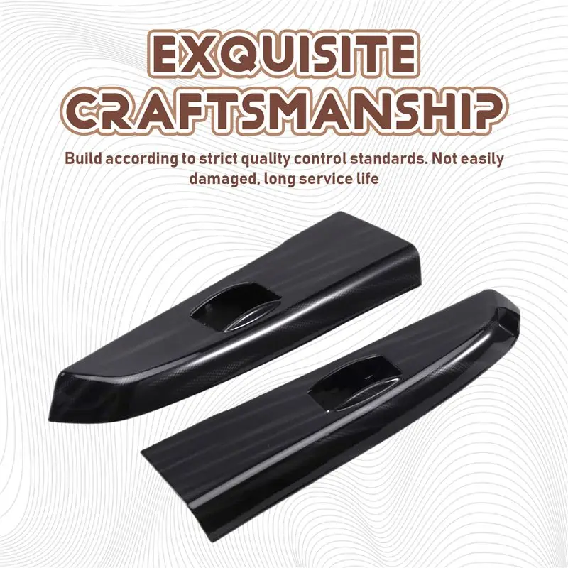 A60E-Car Electric Window Control Panel Switch Front Door Handle Cover Car Window Switch Regulator Panel Door Armrest Upper Panel