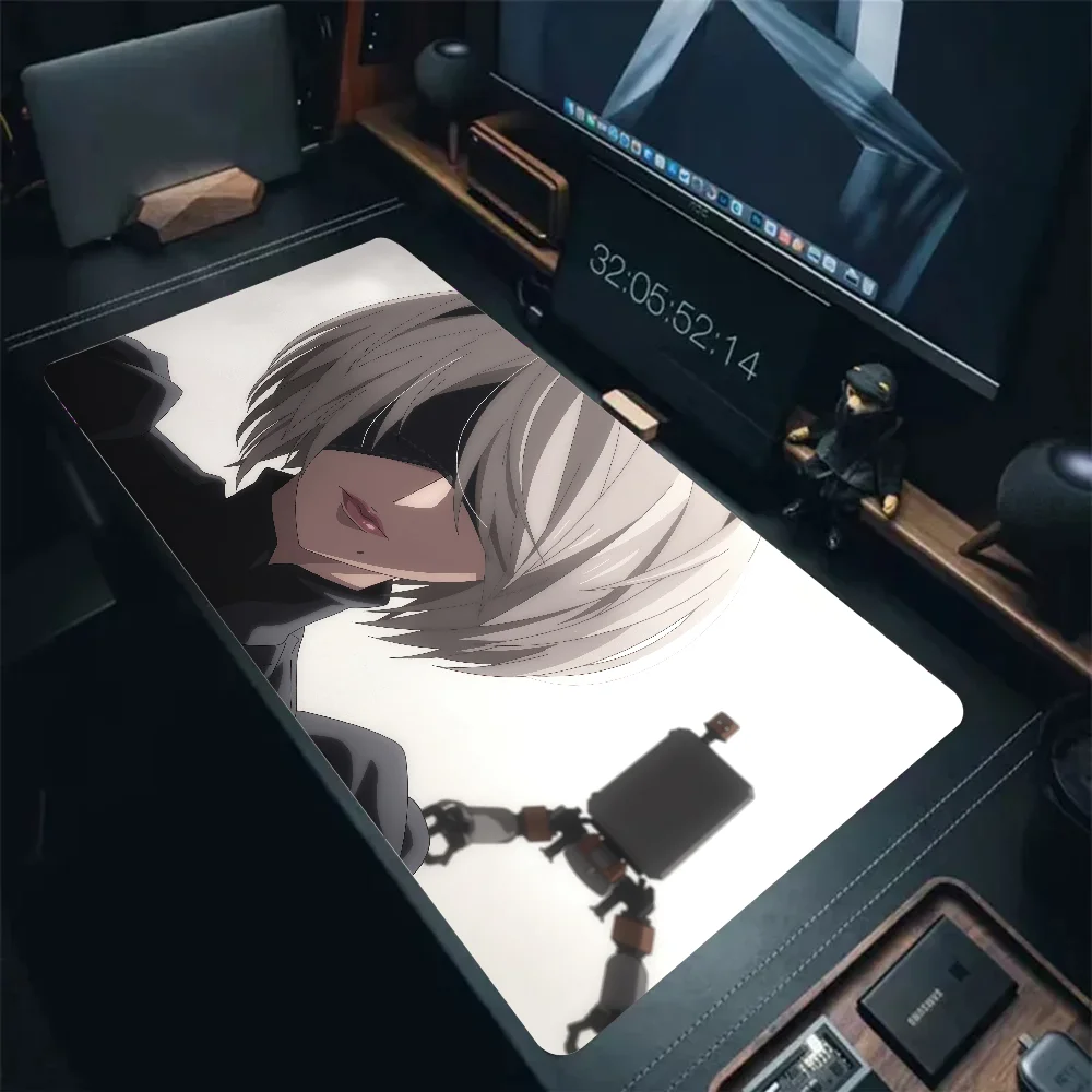 NieRAutomata Anime Mouse Mat Desk Mat With Pad Gaming Accessories Prime Gaming XXL Keyboard Pad image 2