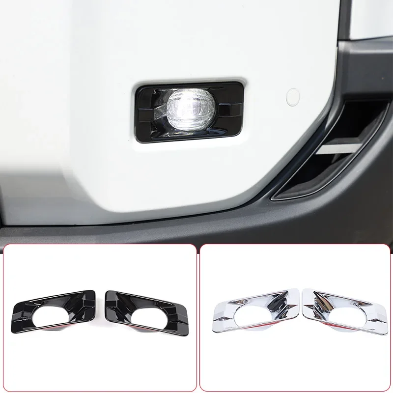 Für Toyota Land Cruiser 250 Prado LC 250 2024 2025 ABS Auto Nebel Vorne Licht Lampe Dekoration Abdeckung Auto Nebel Lampe außen Zubehör
