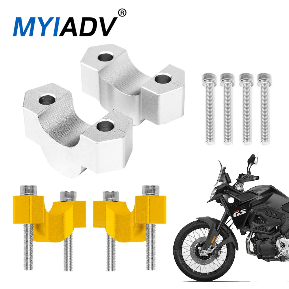 

Подставки для руля для BMW F900GS F800 F900 GS F800GS ADV 2024, зажим для руля мотоцикла, удлиненный адаптер, крепление, подставка для руля