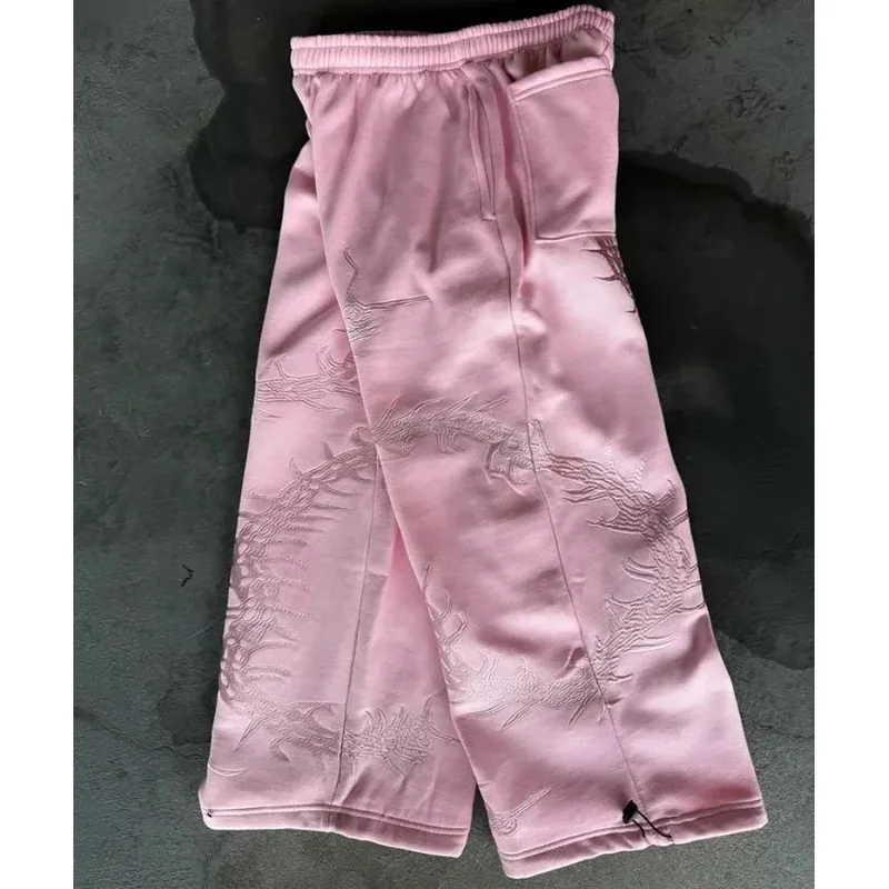 New 2025 Autumn Ghoul Embroidered Suit Street Harajuku Plus Velvet Warm Casual Y2k Hoodie Winter Clothes Women eqs9X