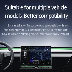 Nuovo pulsante multifunzione di controllo fisico con display LCD rotante per Tesla Model 3 e Y 2016-2024 model3 Highland