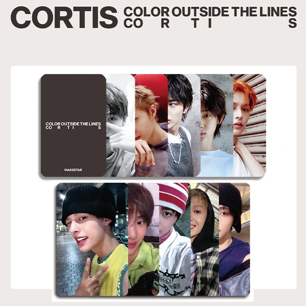 

Kpop CORTIS Photocards Album COLOR OUTSIDE THE LINES PhotoCards yes24 MS Store Benefit Cards Fans Collection