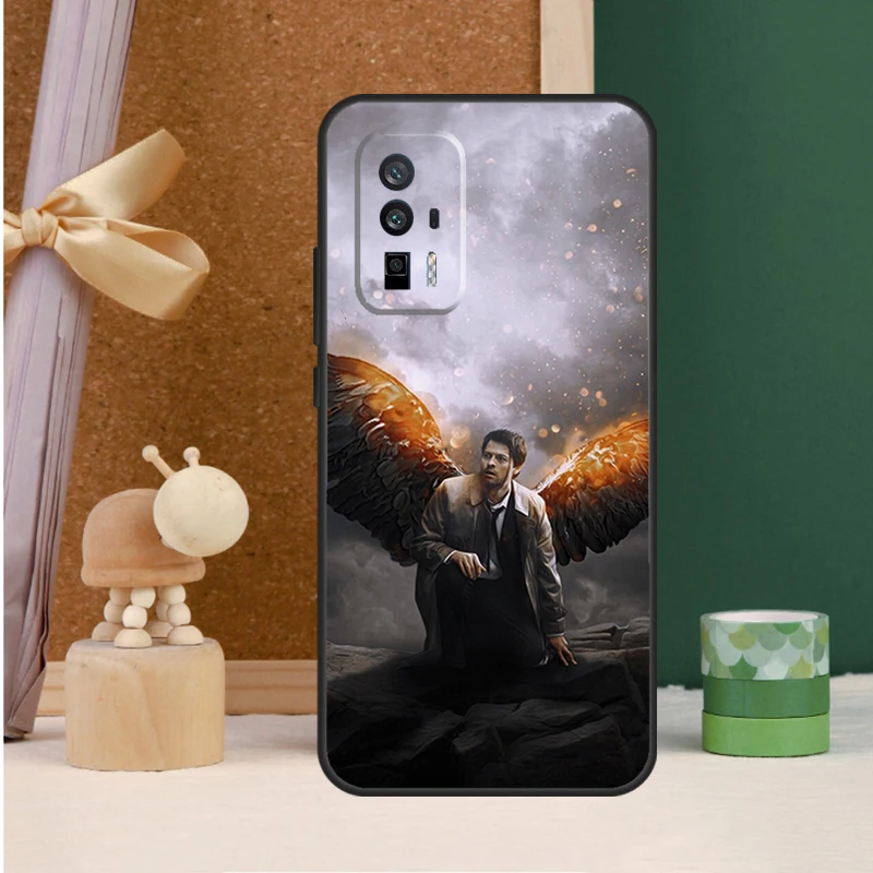 Angel Castiel Supernatural For POCO X6 Pro M6 X3 X5 F3 F5 M5s Cover For Xiaomi 13T 12T 11T 14 Pro 12 13 Lite Case