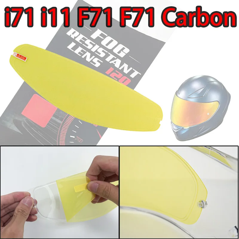 Anti Fog Film For HJC i71 i11 F71 F71 Carbon HJ38 Motorcycle Helmet Visor Lens Shield Glasses Full face Pin Accesorios