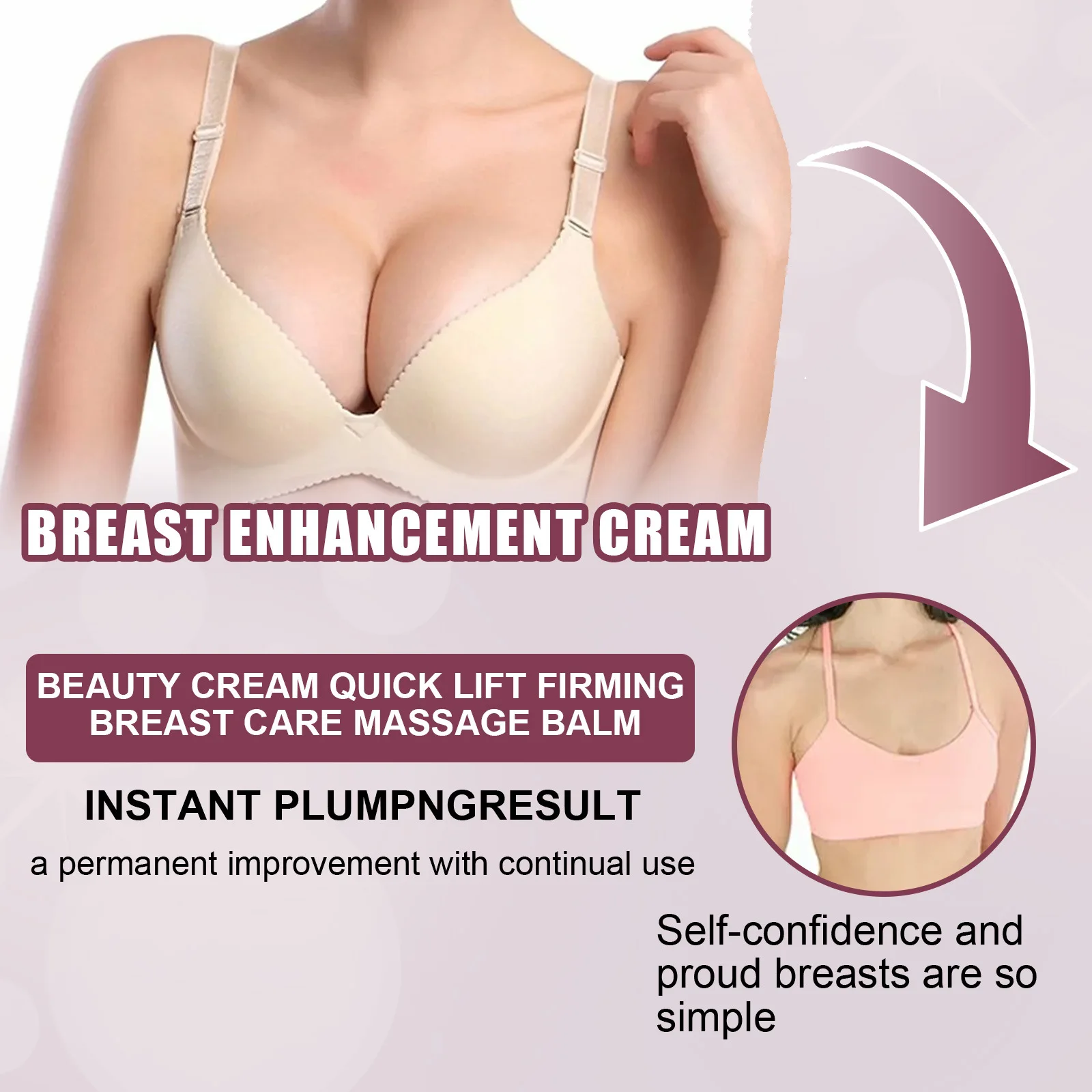 Natural Breast Enlargement Cream Improve Sagging Chest Lift Firming Increase Bust Elasticity Plump Breasts Fast Growth Products