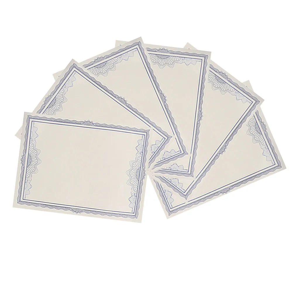 

10Pcs A4 Certificate Paper High Grade Multipurpose Blank Inner Page Professional Award Graduation School Recognition Printable