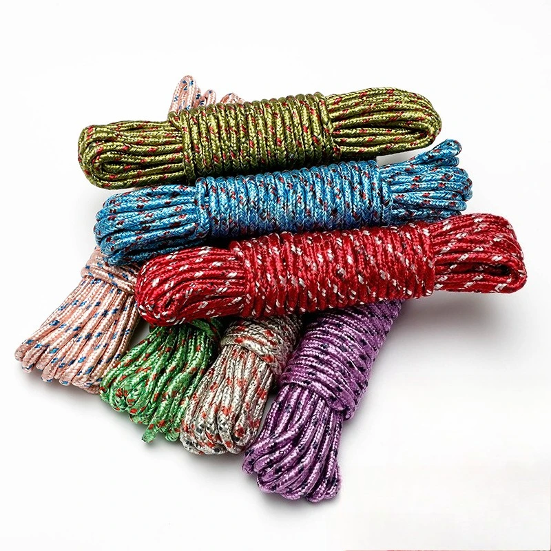 

10 meters clothesline drying rope outdoor windproof non-slip thick indoor and outdoor non-drilling cold clothes rope