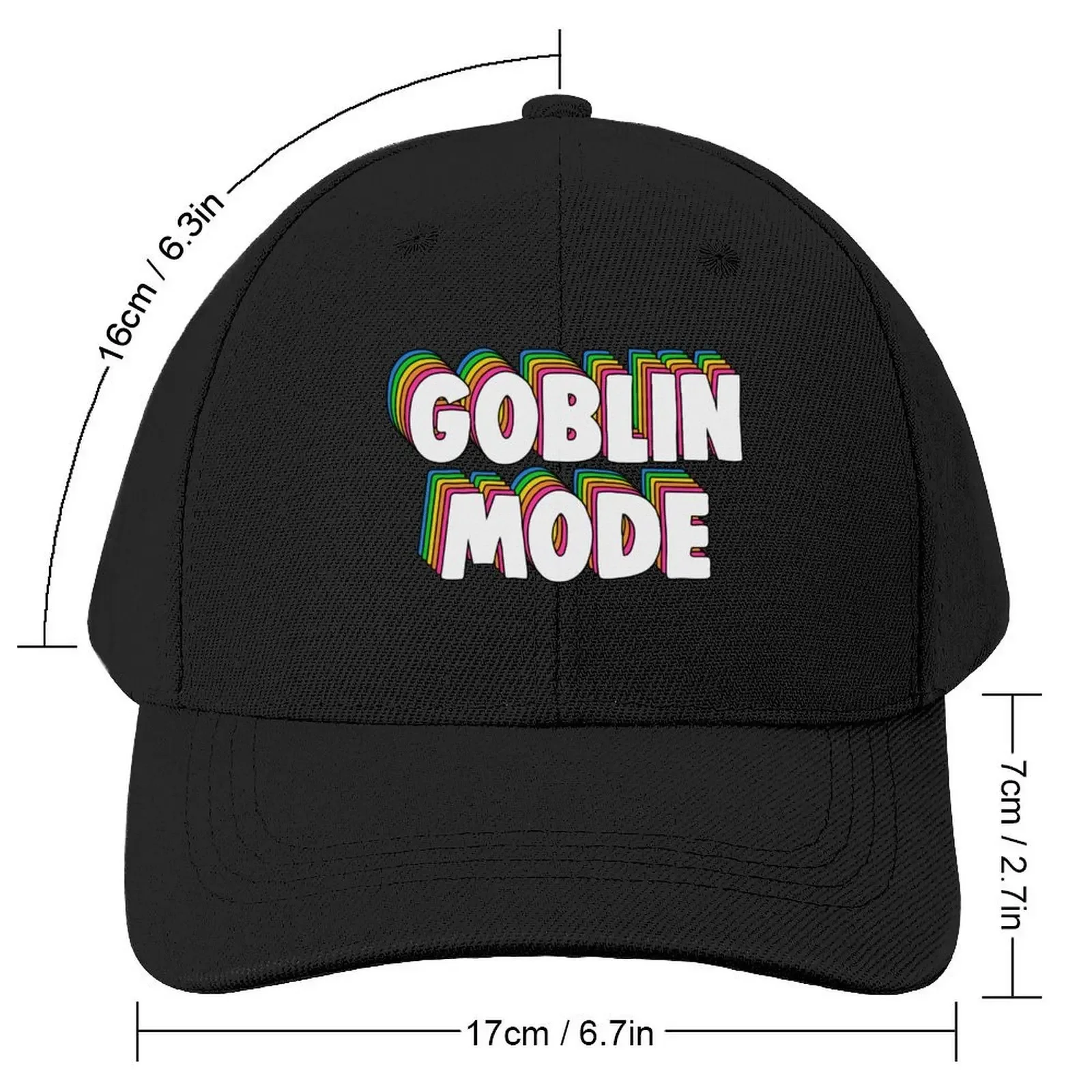 Goblin Mode Meme Baseball Cap black party Hat Sports Cap New In The Hat Designer Man Women's