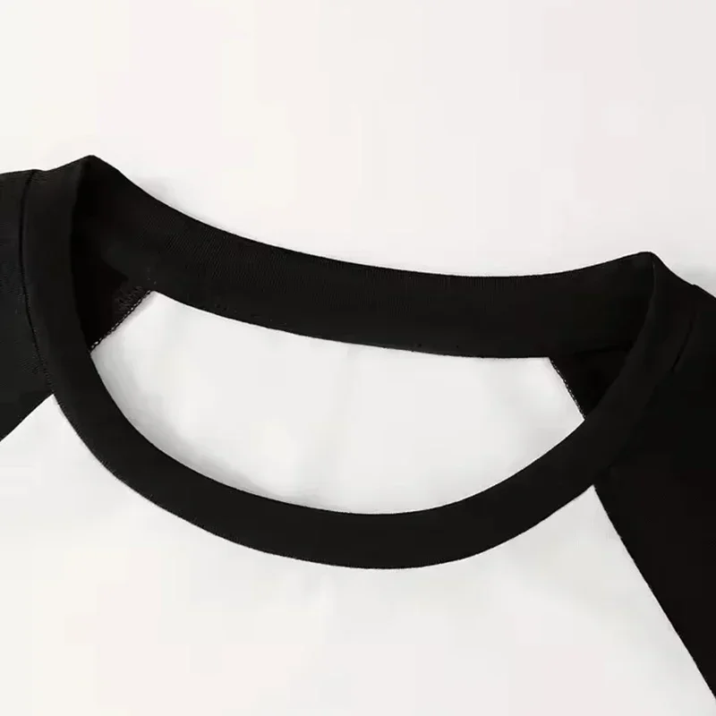 เสื้อยืดพิมพ์ลายดอกไม้ผู้หญิง แขนยาว คอกลม สไตล์ลำลอง ใส่ได้ทุกฤดู ลายกราฟิกวินเทจ เสื้อยืด Y2k