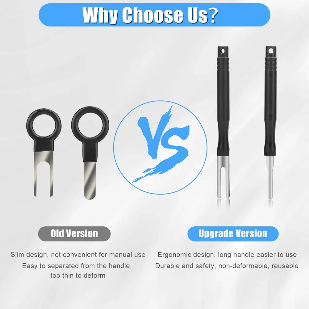 Automotive Plug Terminal Removal Tool Electrical Wire Crimp Split Connectors Pin Extractor Kit Keys For Car Repair Take Out Pins view 4