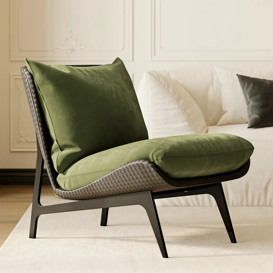 #Modern Luxury Green Velvet Living Room Royal Lounge Chairs Restaurant Metal Lazy Wedding Single Accent Sofa Chair for Events