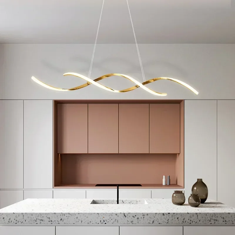 Plafonnier LED Suspendu au Design Moderne, Luminaire Décoratif d'Nik, Idéal pour un Salon, une Salle à Manger, un Hôtel, une Chambre à Coucher ou un Bar