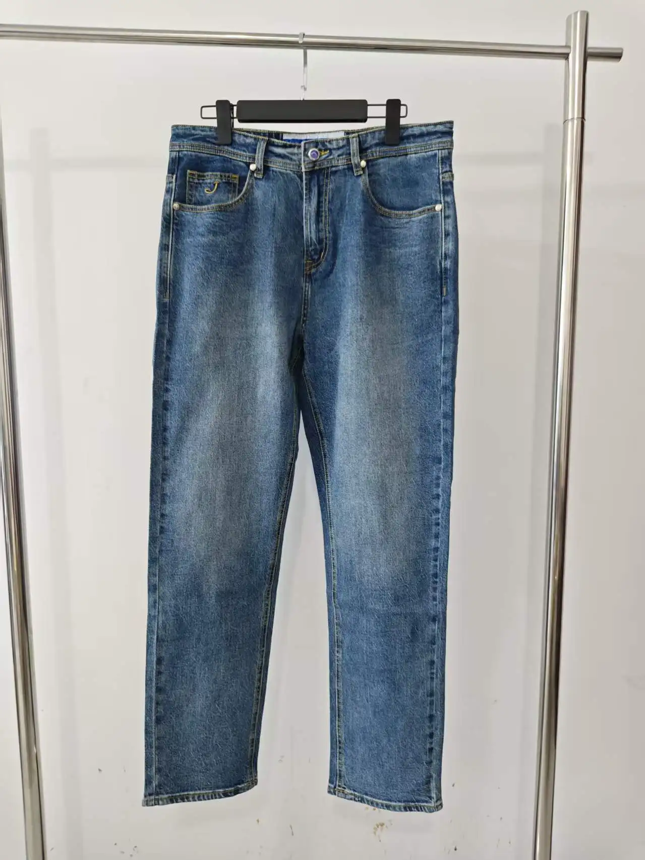 BLLIYOSS Light Luxury Classic Casual Pants Lightweight Jeans Men 2026 FW Fashion Straight Leg pants Old Money size: 30-42