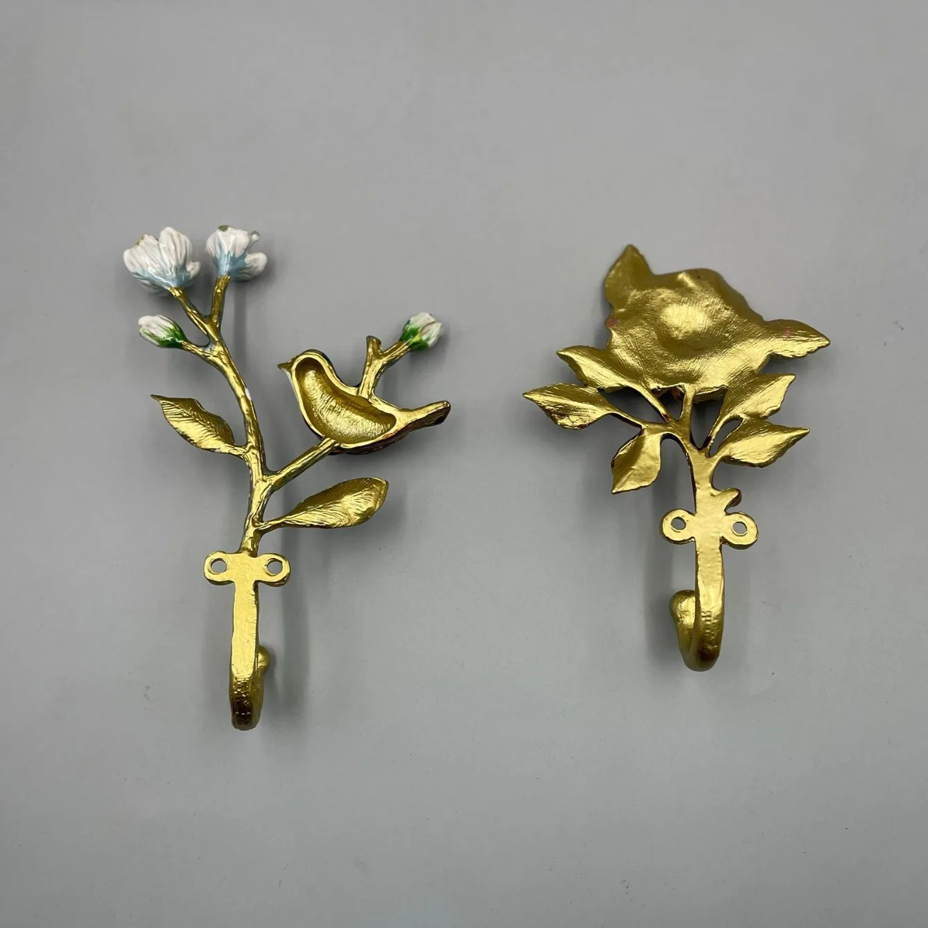 European style fashion retro enamel color entrance porch wardrobe bathroom wall decoration storage hook