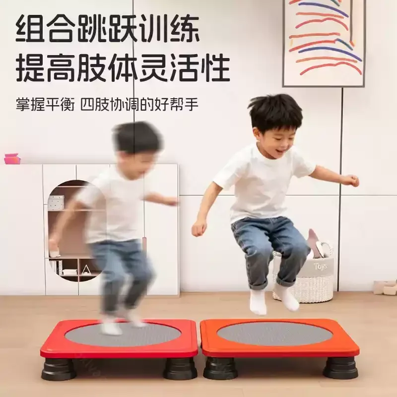 Children's Trampoline Household Children's Jumping Bed Sports Folding Rubbing Bed Baby Exercise