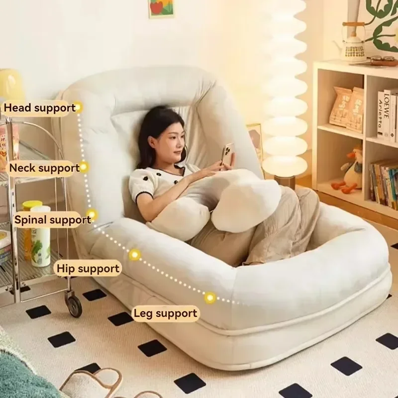 Household Goods Human Kennel Lazy Sofa Tatami Backrest Cushion Integrated Balcony Home Sofa Floor Futon Seat Pier