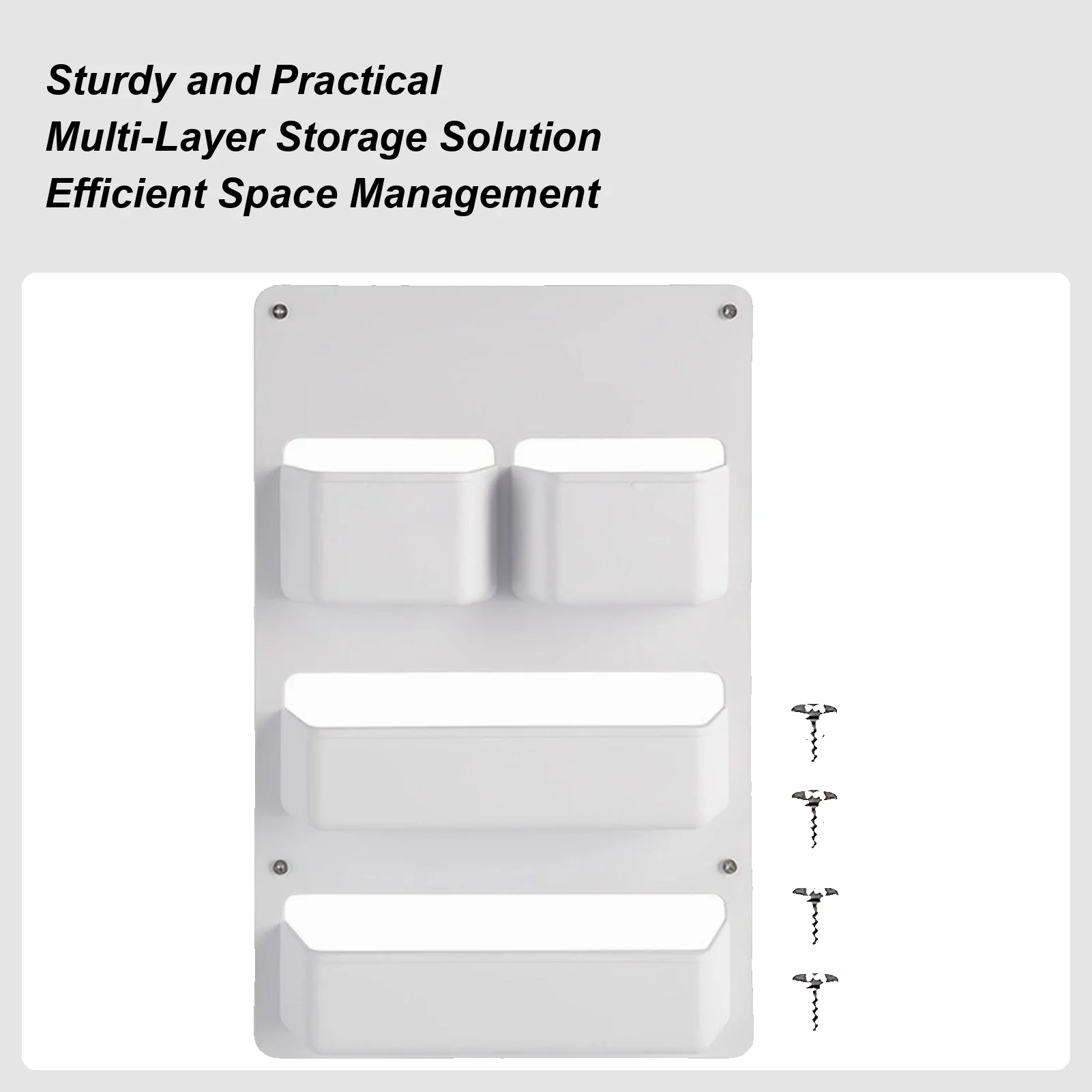 

RV Storage Box Waterproof Space Saving Multi-Compartment RV Must Haves Modern Storage Box For Boat Motorhome Trailer Toilet
