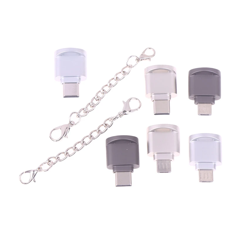 Type-C TF Mobiele Kaartlezer Zinklegering USB 3.1 Type-C ForXiaomi Huawei ForSamsung Laptop multifunctionele OTG Kaartlezer