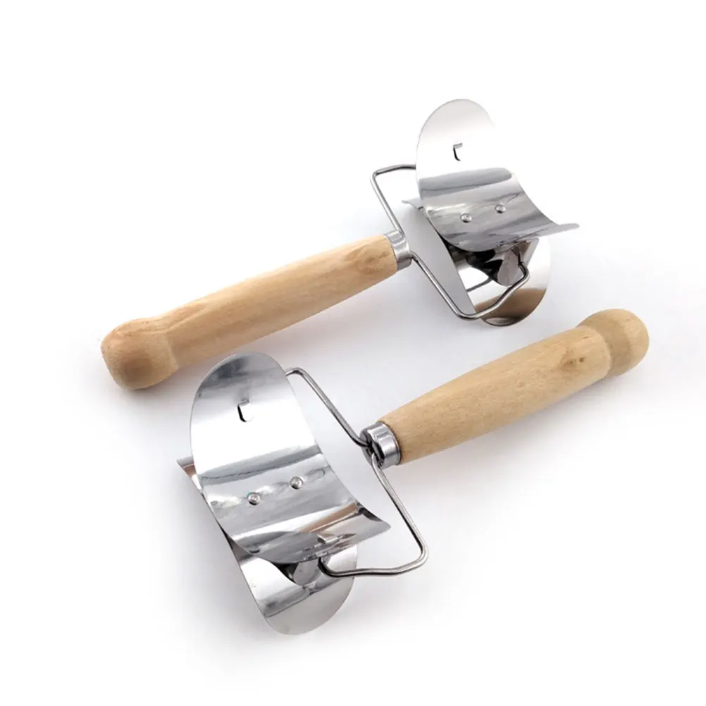 

3pcs Stainless Steel Dumpling Wrapper Mold Portable 7cm Diameter Ergonomic Kitchen Gadgets Household Tools