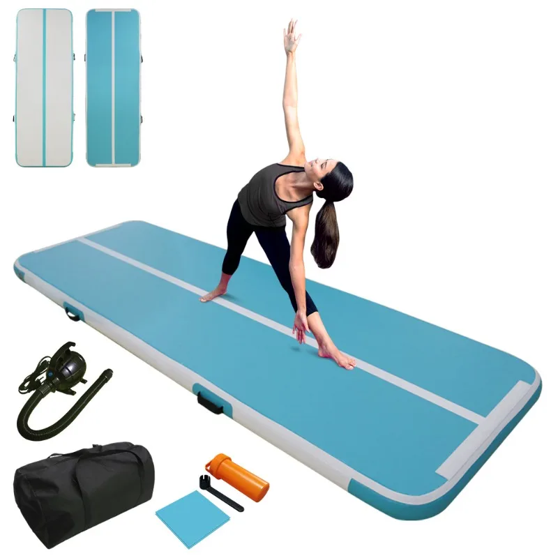 

3x1x0.1m Taekwondo Dance Air Cushion Gym Floor Mat Training Exercise Fitness Flip Inflatable Gymnastics Yoga Mat Durable