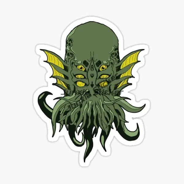 Cthulhu Great Old Ones Octopus Monster Personalized PVC Waterproof Sticker for Decorate Wall Car Helmet Bumper Window Decal