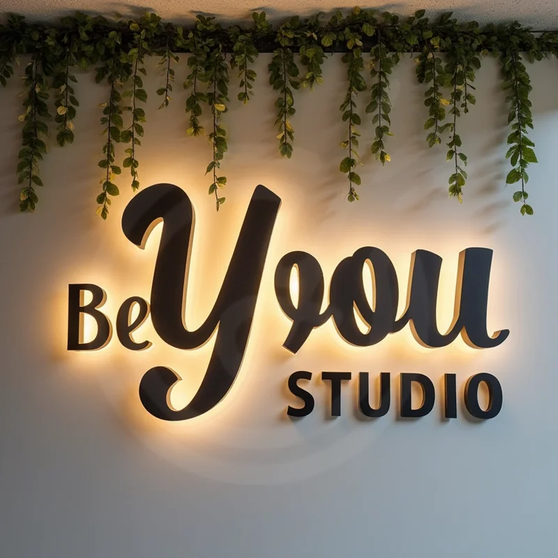 

Custom Backlit 3D LED Metal Letters Illuminated Sign Light Up For Outdoor Business Storefront Waterproof Advertising Signage