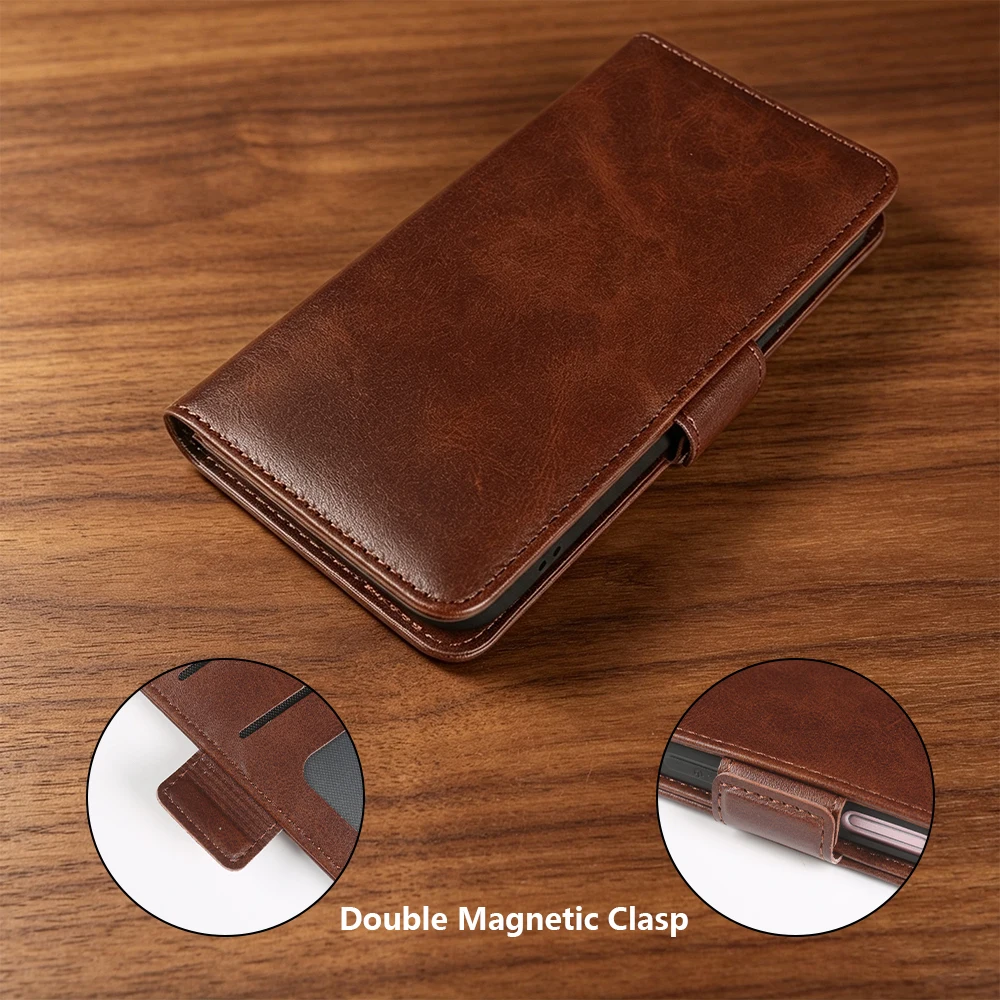 Premium Calf Leather Flip Case For Sony Xperia 1 VIII 10 VII 1 VI 5 V 10 IV 1 10 III 5 II Phone Case Cover Coque Funda Shell Bag - view 5