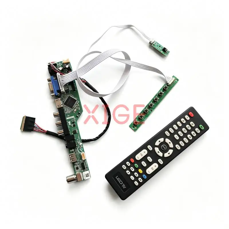 For LP156WF2 LP156WFC LP156WF1 LP156WF4 Controller Board Kit HDMI+VGA+AV+USB 40Pin LVDS 1920*1080 Laptop Monitor Panel 1920x1080