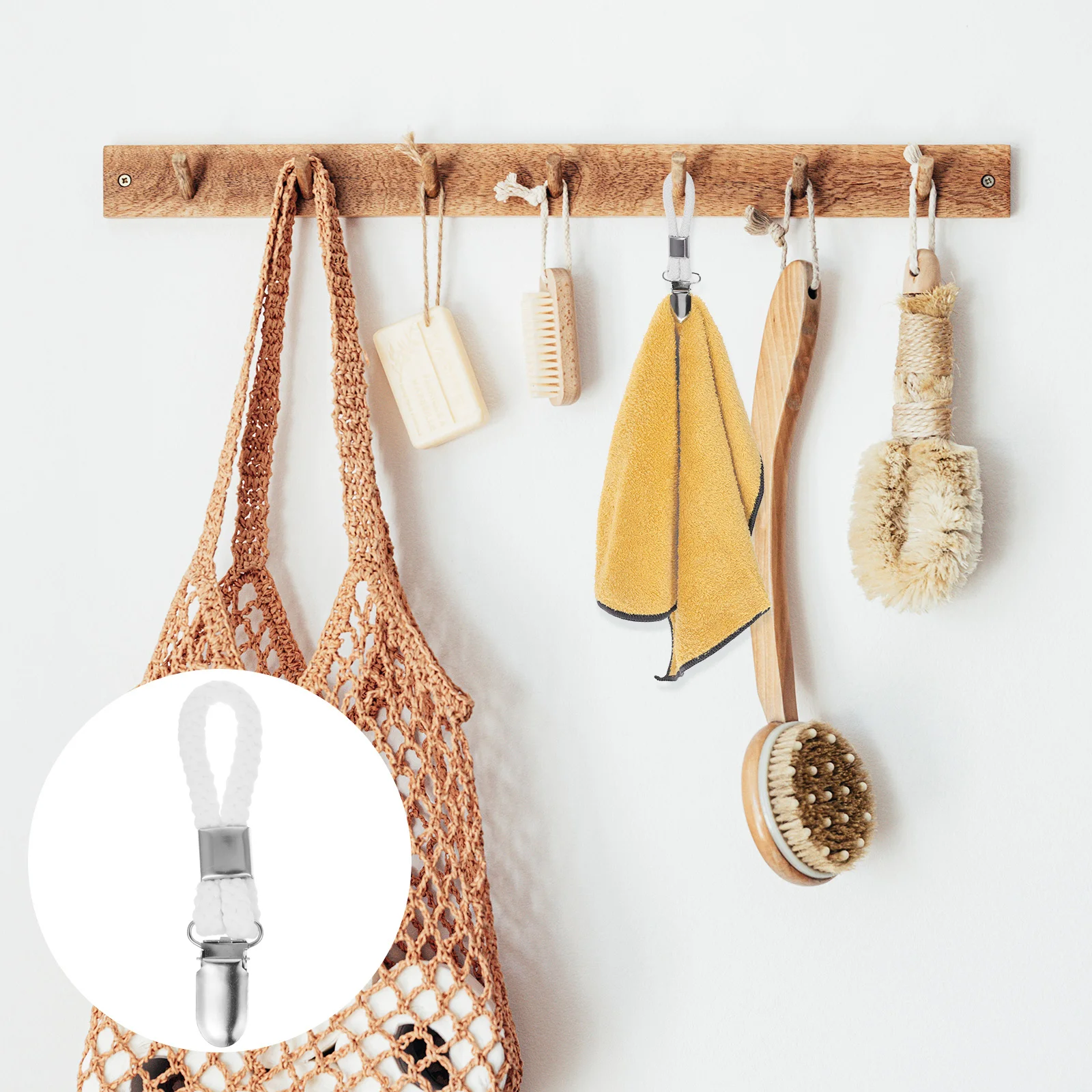 

4 Pcs Metal Patch Hanger Towel Hook Clamp Hooks for Hanging Multifunction Clips Bathroom Laundry Drying Clothes Iron Hangers