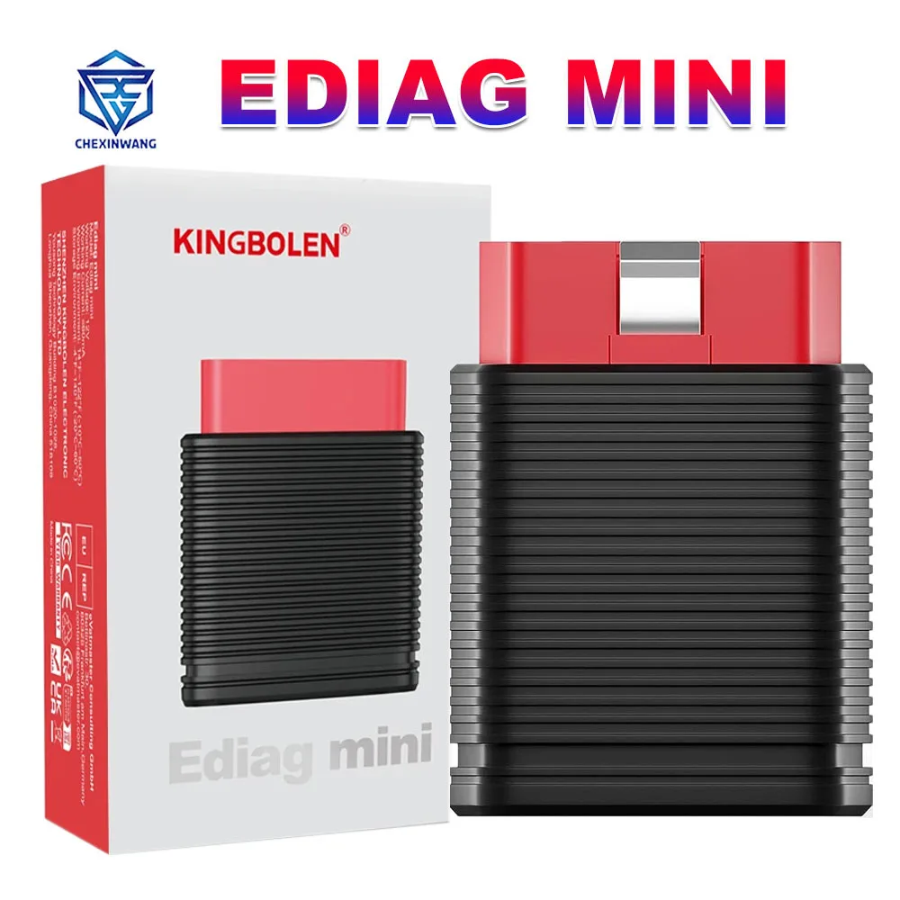 

KINGBOLEN EDIAG MINI OBD2 Scanner 15 Reset Read Clear Code Bluetooth ALL System Car Diagnostic Tool for All Cars PK Thinkdiag