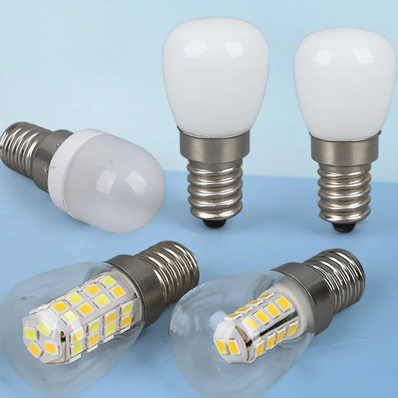 

10 шт. 5 Вт E14 T26 Светодиодные лампы для холодильника, прикроватной тумбочки, вытяжки, духовки, швейной машины, 3000K 4000K 6000K CCT, двухцветные, 110В 220В