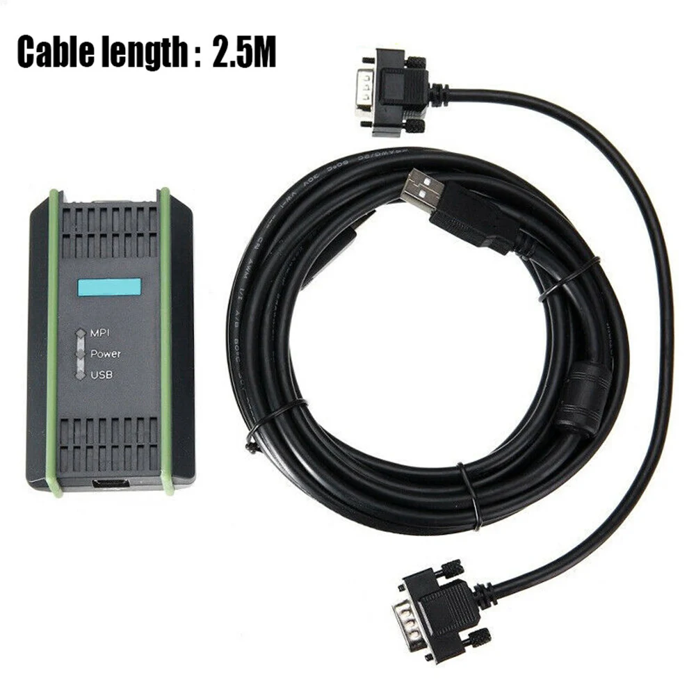 USB-MPI Interface Cable for Siemens S7 PLCs Supporting 9600 to 1.5Mbps Baud Rates and Adaptive Communication Protocols