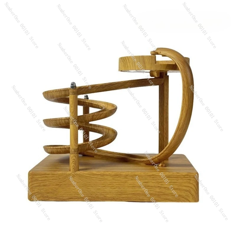 

Electromagnetic Acceleration Perpetual Motion Machine Built-in Battery No Need to Plug in Creative Desktop Ornament Toy