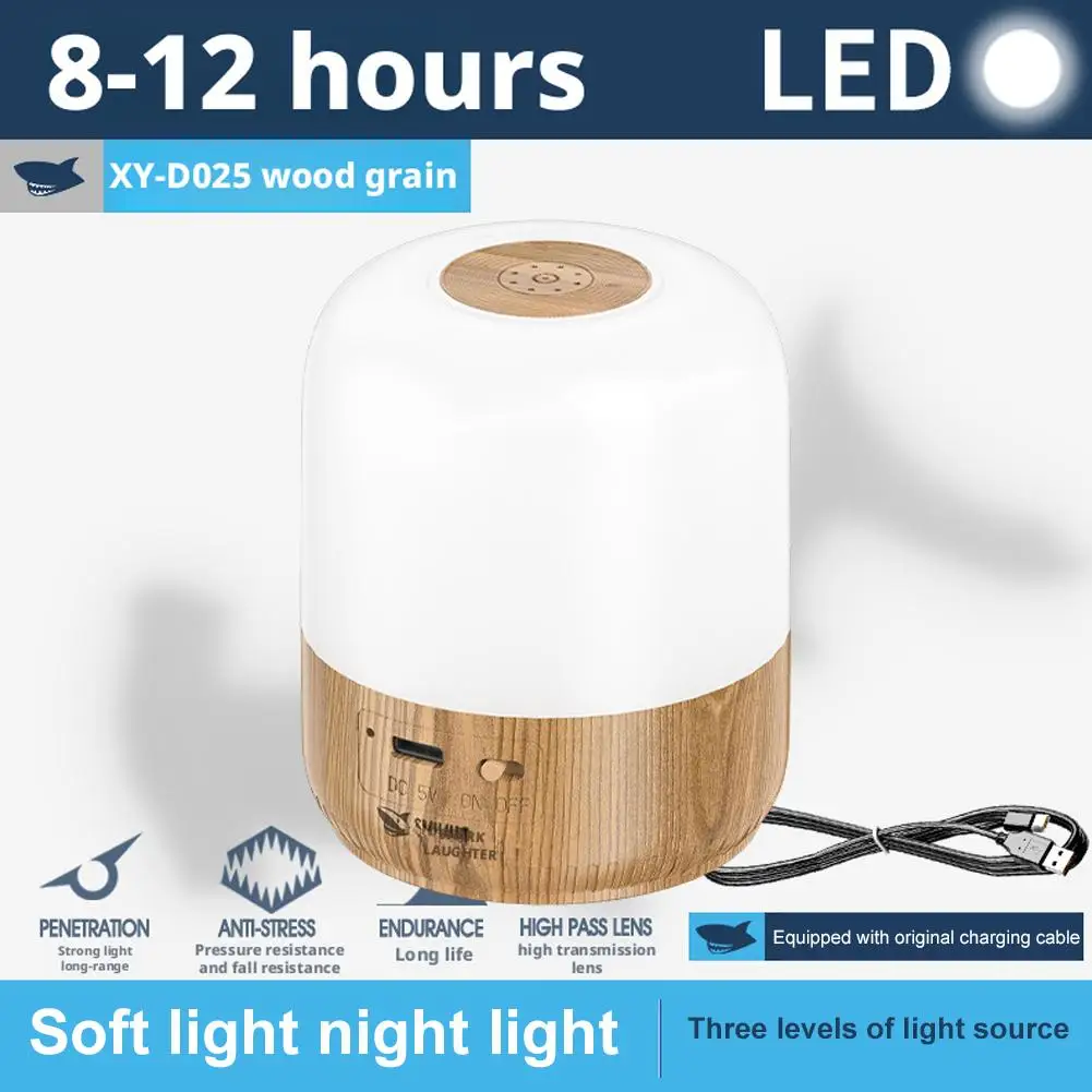 مصباح LED محمول مع درجات حرارة لونين، ضوء مزاج داخلي/خارجي وإضاءة ليلية للأطفال، قابل للتعديل #1