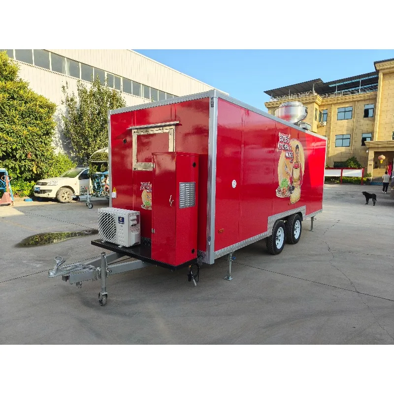 Remorque alimentaire sur mesure avec apparence personnalisable, équipement de cuisine, cuisine mobile, restaurant, camion de restauration rapide, chariot alimentaire