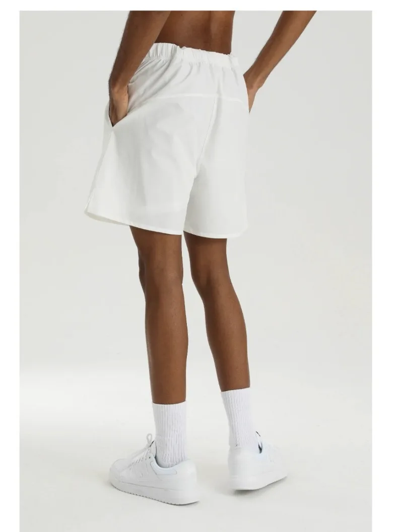 

Мужские дышащие спортивные штаны Qui Dry Baskeall для бега, летние тренировочные брюки для бега, свободные прямые брюки E...