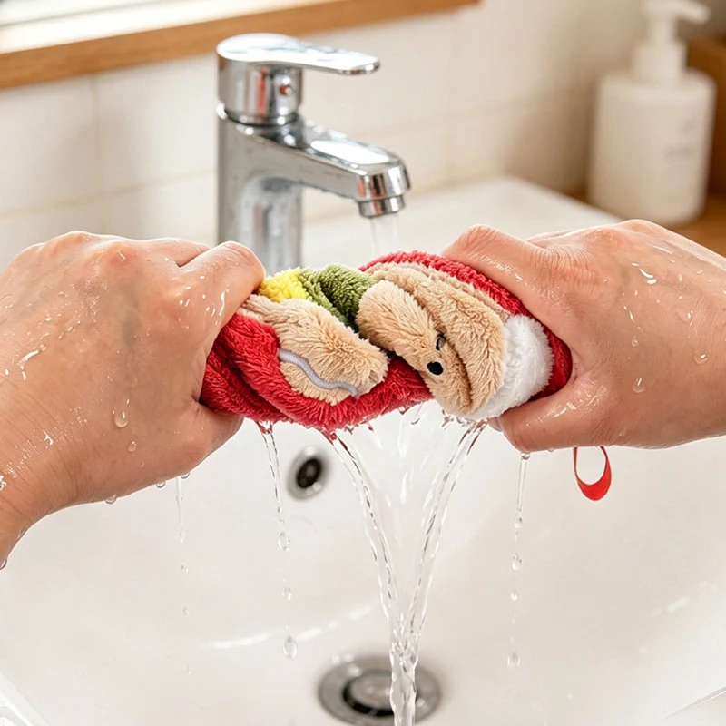 Christmas Hand Towels, Absorbent Kitchen Decor