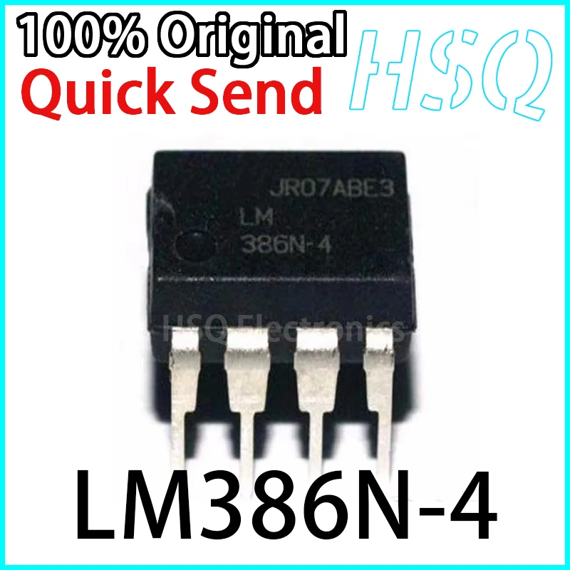 

1PCS LM386N-4 Brand New Original LM386N-4/NOPB Inline DIP-8 Audio Power Amplifier IC