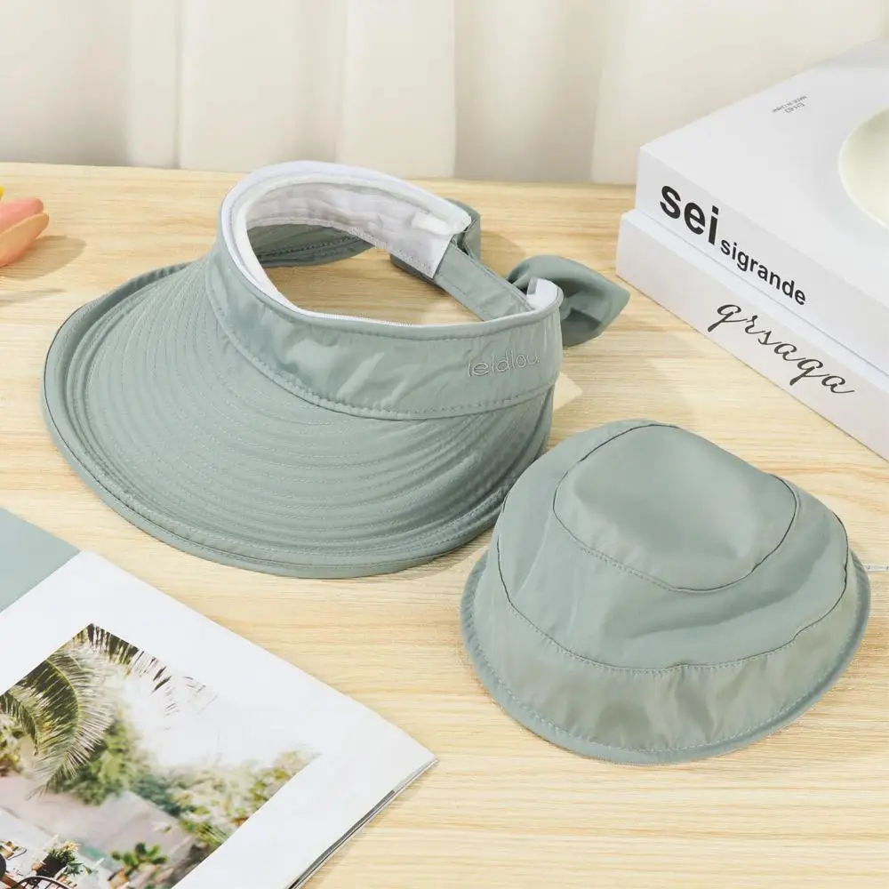 

High Quality Visor Anti-UV Sun Hat Simple Beach Hat Wide Brim Outdoor Cap Spring Summer Gift for Women Ladies
