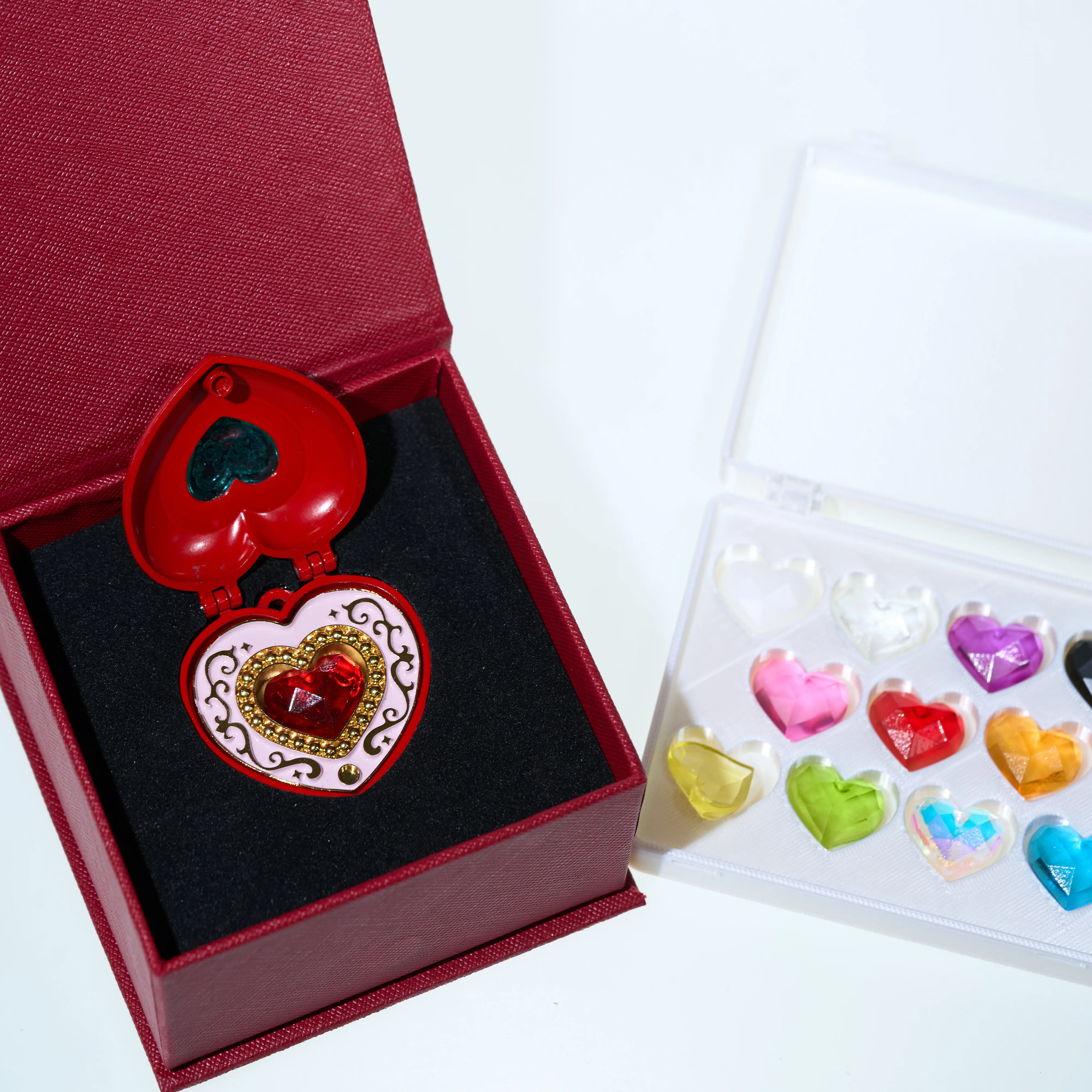 

In Stock FRA Witch's Trial - Chocolate & Vanilla Medium Metal Heart Collector Necklace