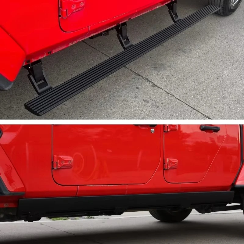 Pickup Truck Door Auto Electric Slider Hung Side Foot Steps Power Running Boards for 2020 2025 Jeep Gladiator JT