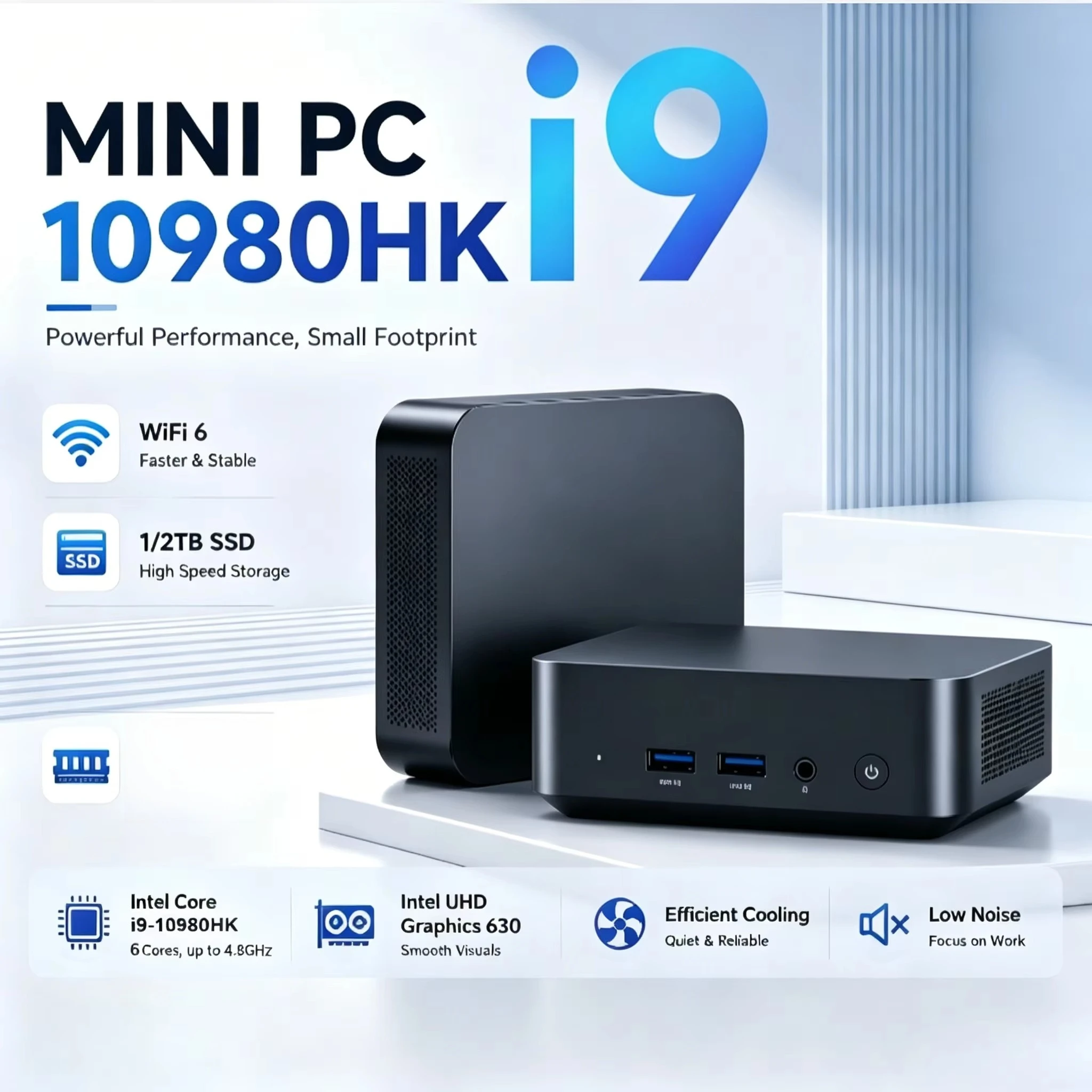 2026年型-intel-i9-ミニpc、core-i9-10980hk、windows、16gb-ram、1tb-2tb-ssd、wi-fi、bluetooth-52、4k-hd、ゲーミング、オフィス、学習用pc