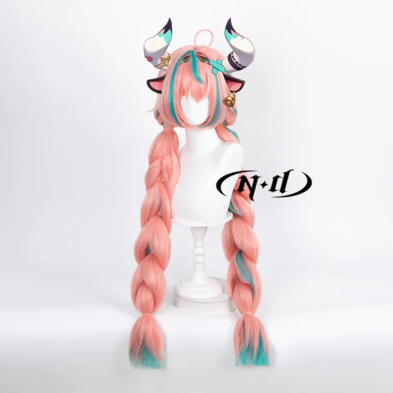 ND Varesa Cosplay Wigs Hairpiece Genshin Impact Cosplay Hair Wigs for Women Comic Con Coser Costume Theme Party Heat Resistant