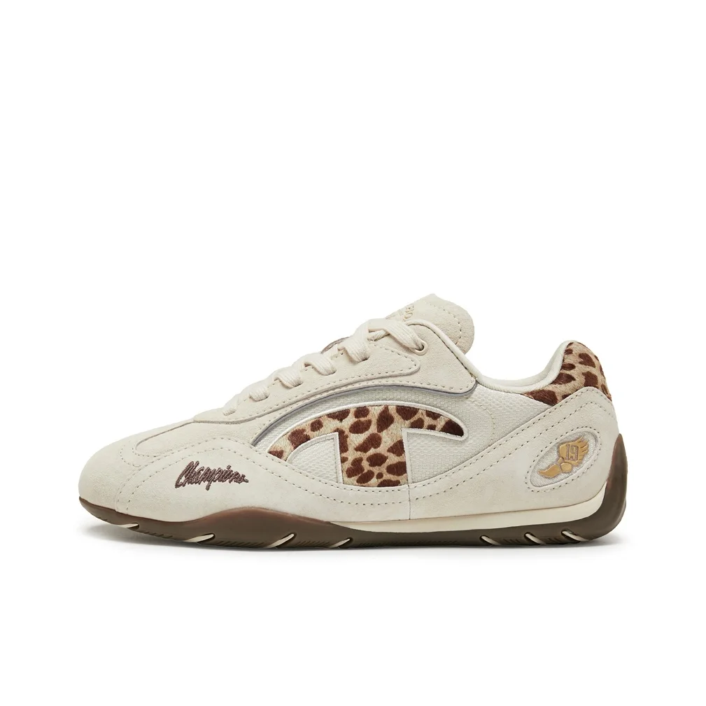 Chaussures décontractées basses Champion pour femme en lin/marron fromage fondu