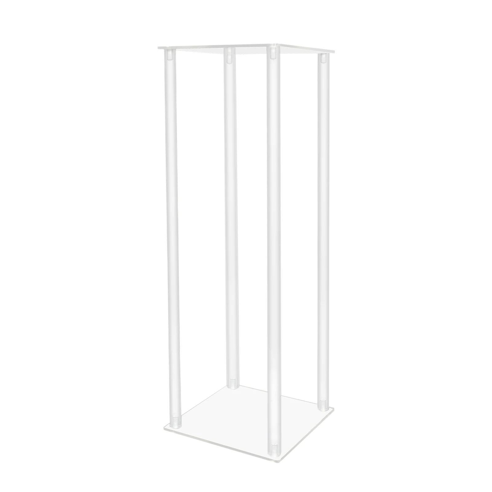 

10Pcs Acrylic Clear Wedding Flower Stand Geometric Flower Display Stand Ceremony Events Decorations