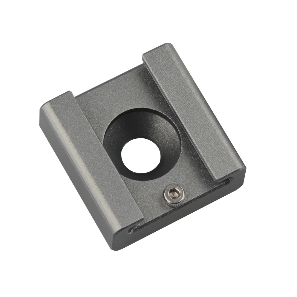 CAMVATE 5ชิ้น Cold/Hot Mount Mount กับ1/4สกรูสำหรับกล้อง DSLR Rig/แฟลช/ไฟ LED/ไมโครโฟน/ติดตั้ง