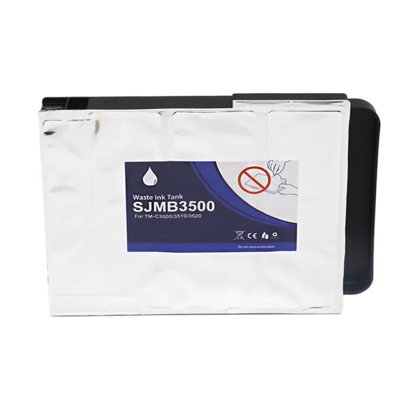 1~6pc SJMB3500 Maintenance Tank Waste ink tank Compatible for Epson TM-C3500 C3510 C3520 Color Label Printer Ink Maintenance Box