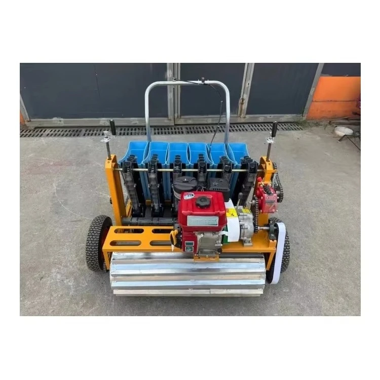 3 Rows Garlic Seeder Planting Machine Agriculture Machinery Potato Planter Petrol Planter Small Garlic Seeder