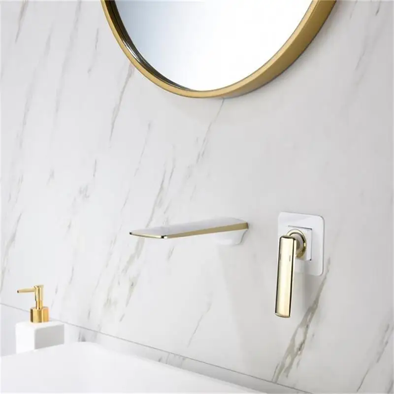 

Waterfall Faucet Bathroom Concealed Robinet Salle De Bain For Bath Basin Sink Tap Bathtub Elegant Decoration Hotel Faucet